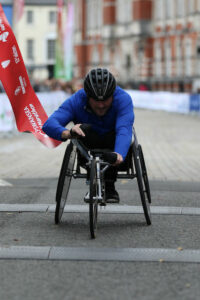 Wheelchair winner Richie Powell