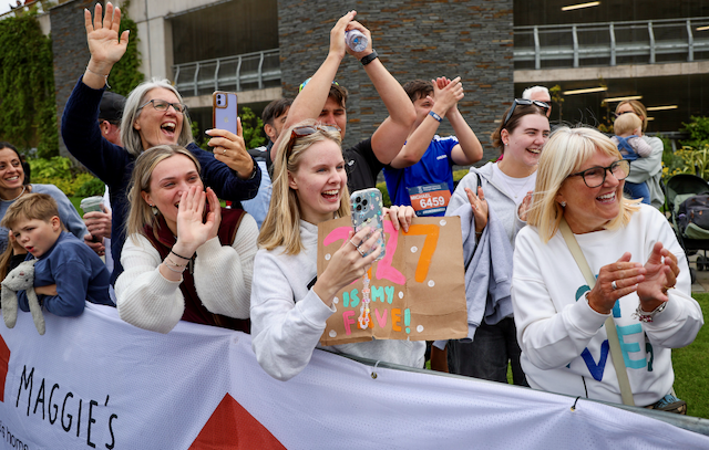 Cheering on runners at Wales' most loved coastal half marathon