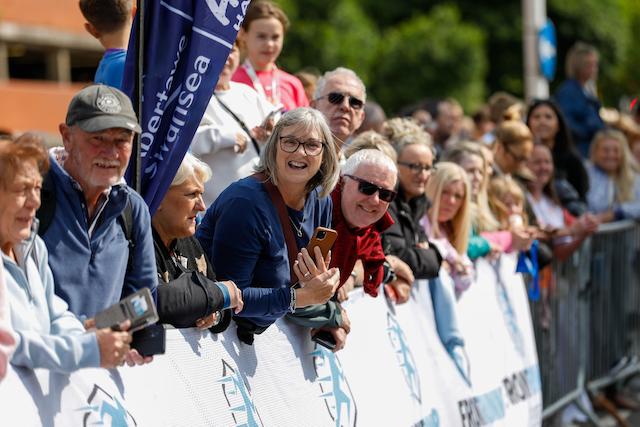 Spectators at Swansea Half Marathon - Wales' biggest summer half marathon event