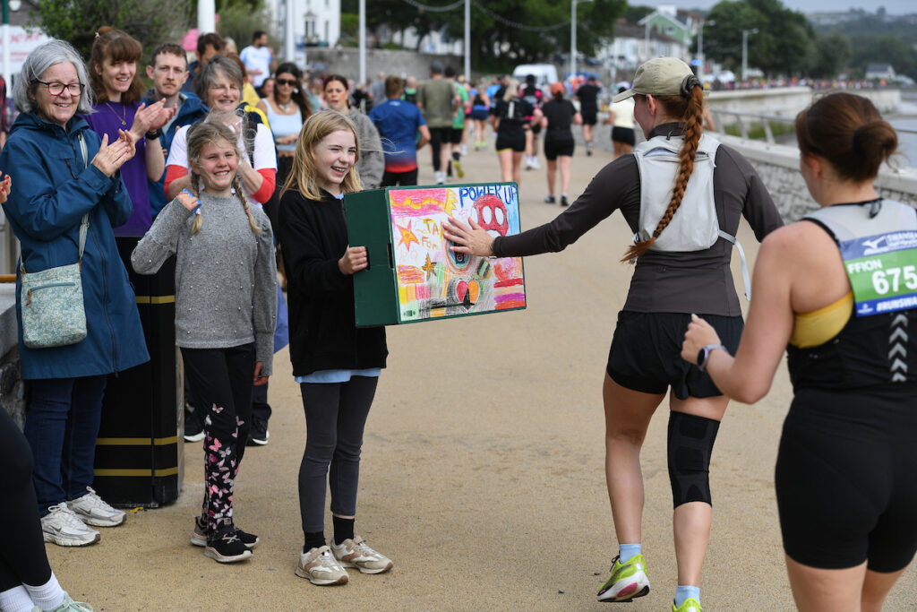 Crowd gathered to power up runners along the stunning course at the Mizuno Swansea Half Marathon 2026, Swansea, Wales, 7 June 2026
